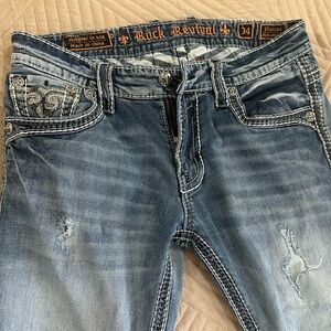 Rock revival mens jeans 34